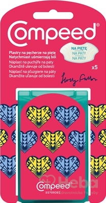 Compeed NÁPLASŤ na pľuzgiere na päty