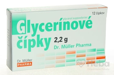 Dr. Müller Glycerínové čípky 2,2 g