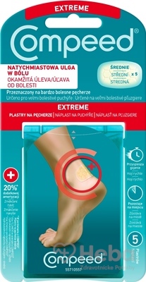 Compeed NÁPLASŤ NA PĽUZGIERE Päta