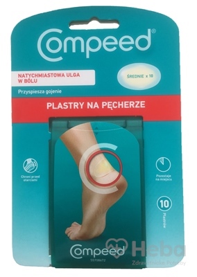 Compeed NÁPLASŤ na pľuzgiere na nohách