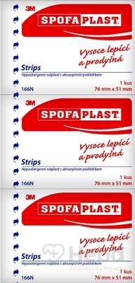 3M SPOFAPLAST č.166N Náplasť strips