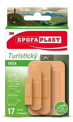 3M SPOFAPLAST č.604 Náplasti Turistický mix