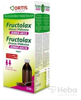 Fructolax Ovocie a vláknina SIRUP