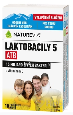 NATUREVIA LAKTOBACILY "5" ATB/Imunita