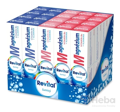 Revital Magnézium + B6 šumivý MIX BOX