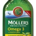 MOLLER´S Omega 3 RYBÍ OLEJ Citrónová príchuť
