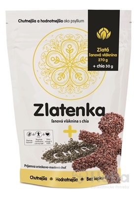 Zlatenka Ľanová vláknina a chia
