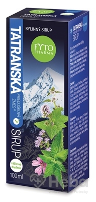 FYTO Tatranská priedušková zmes SIRUP