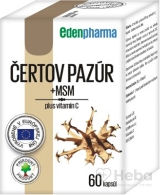 EDENPharma ČERTOV PAZÚR + MSM