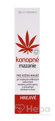 Konopné mazanie hrejivé
