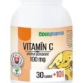 EDENPharma VITAMÍN C 100 mg príchuť pomaranč
