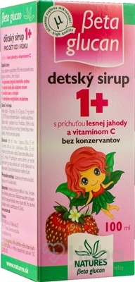NATURES BETA GLUCAN DETSKÝ SIRUP 1+