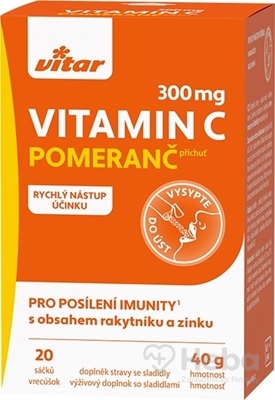 VITAR vitamín C 300 mg + rakytník + zinok