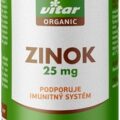 VITAR ORGANIC Zinok 25 mg