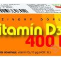 NATURVITA VITAMÍN D3  10 μg (400 I.U.)