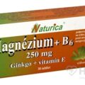 Naturica MAGNEZIUM 250 mg+B6+Ginkgo+vitamín E