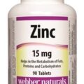 Webber Naturals Zinok 15 mg
