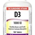 Webber Naturals Vitamín D3 1000 IU