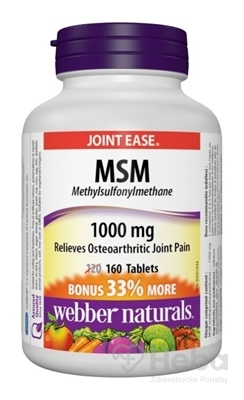 Webber Naturals MSM 1000 mg BONUS