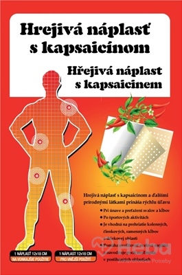 HREJIVÁ Náplasť s kapsaicínom