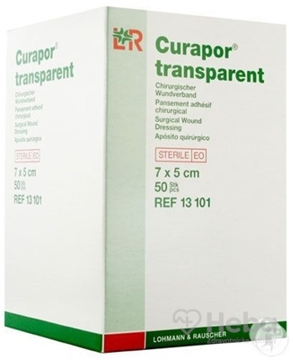 CURAPOR KRYTIE NA RANY TRANSPARENT 7x5 cm