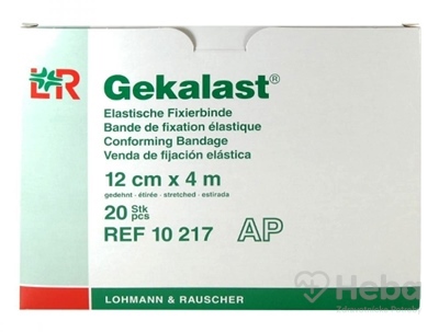 GEKALAST HYDROF. ELAST. FIXAČNÝ OBVAZ 12cmx4m