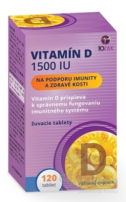 TOZAX Vitamín D 1500 IU