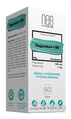 nesVITAMINS Magnesium 165 mg + B6 1 mg