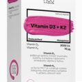 nesVITAMINS Vitamin D3 2000 I.U. + K2 70 μg