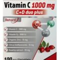 JutaVit Vitamín C 1000 mg + D3 2000 IU duo plus