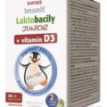 Laktobacily JUNIOR SWISS Imunit + vitamín D3