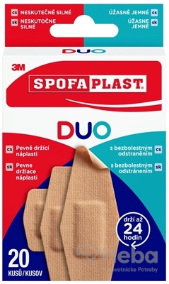 3M SPOFAPLAST č.613 DUO náplasti