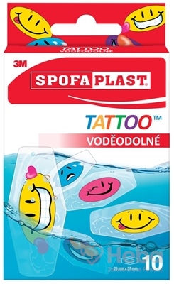 3M SPOFAPLAST č.115N Náplasti VODEODOLNÉ TATTOO