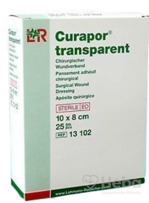 CURAPOR KRYTIE NA RANY TRANSPARENT 10x8 cm