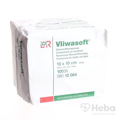 VLIWASOFT KOMPRESY NESTERILNÉ 10x10 cm