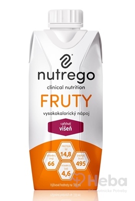 Nutrego FRUTY s príchuťou višňa
