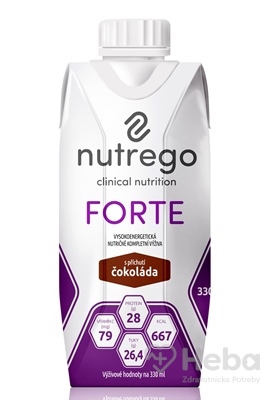 Nutrego FORTE s príchuťou čokoláda