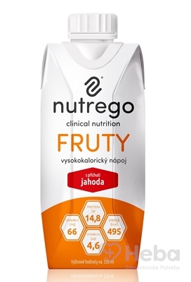 Nutrego FRUTY s príchuťou jahoda