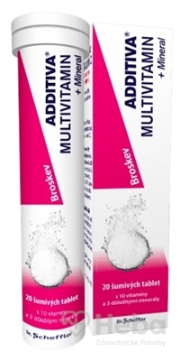 ADDITIVA MULTIVITAMÍN + Minerál, Broskyňa