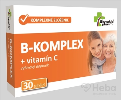 Slovakiapharm B-KOMPLEX + vitamín C