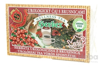 HERBEX UROLOGICKÝ ČAJ S BRUSNICAMI