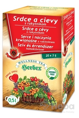 HERBEX Srdce a cievy s rakytníkom