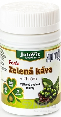JutaVit Zelená káva Forte + Chróm
