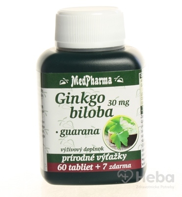 MedPharma GINKGO BILOBA + GUARANA