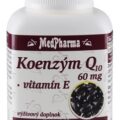 MedPharma KOENZÝM Q10 60 mg + Vitamín E