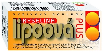 NATURVITA KYSELINA LIPOOVÁ PLUS