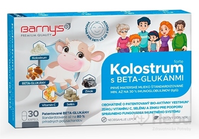 Barny's KOLOSTRUM s beta-glukánmi forte
