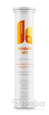 kompava ACIDOFIT MD POMARANČ+LIMETKA