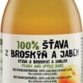 zdravo 100% ŠŤAVA Z BROSKÝŇ A JABĹK