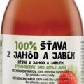 zdravo 100% ŠŤAVA Z JAHÔD A JABĹK